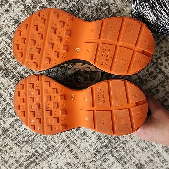 Gucci rhyton GG sneakers size 39.5 us 9.5 - Picture 7 of 8